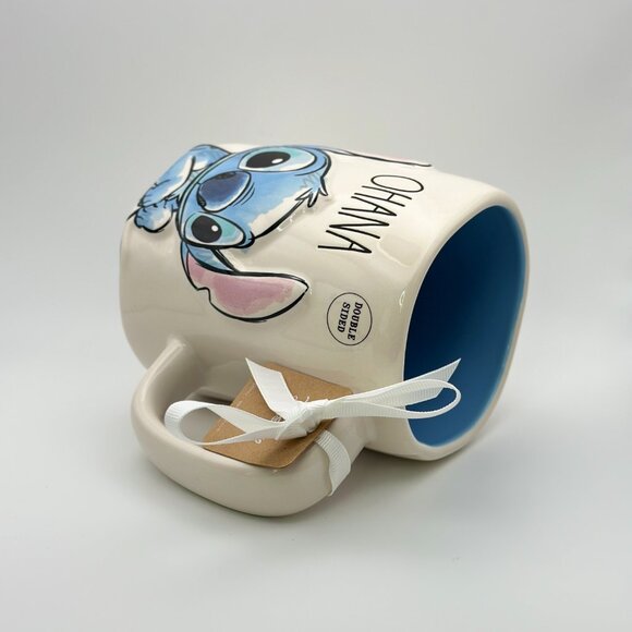 OHANA Stitch mug by Rae Dunn | Ohana coffee mug | Mug with adorable Stitch - Picture 4 of 5